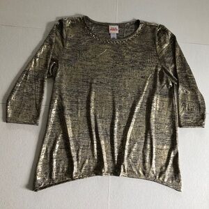Shimmery Gold Top